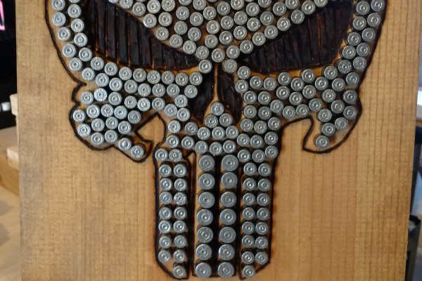 Metalic Silver Punisher